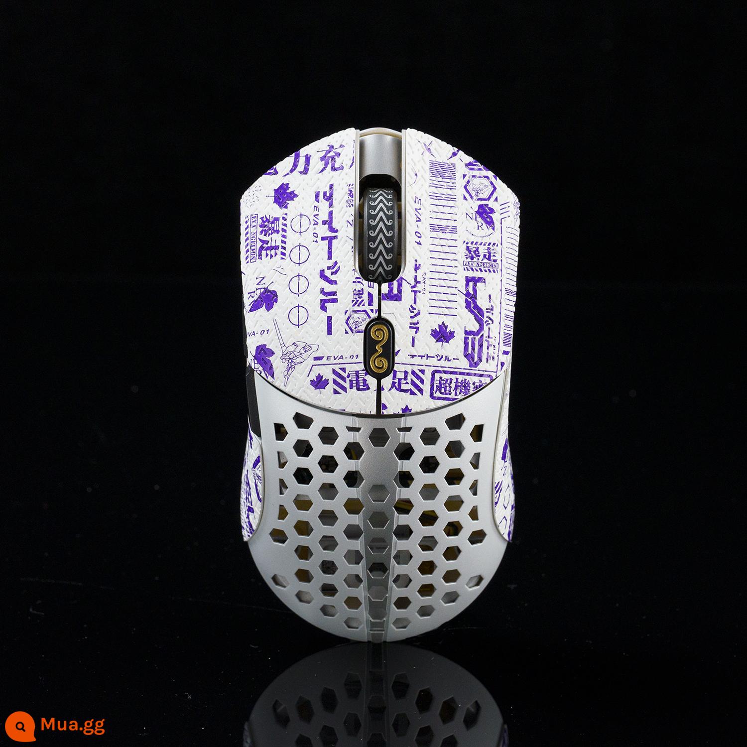 Chuột không dây Finalmouse Ultralight 2/Starlight 12 Miếng dán thấm mồ hôi Miếng dán chuột chống trượt - EVA Trắng Tím-M Starlight12M Medium