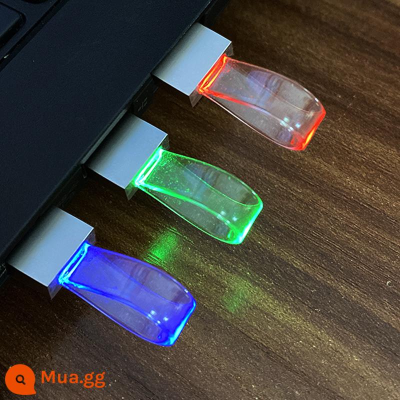 Xe Ô Tô Mini Đèn LED Dạ Quang 64G Âm Thanh Xe Ô Tô Nhỏ Ngắn Vô Hình Chất Lượng Cao Đèn USB32G Chống Thấm Nước Tốc Độ Cao - Màu đèn 2.GB cần lưu ý