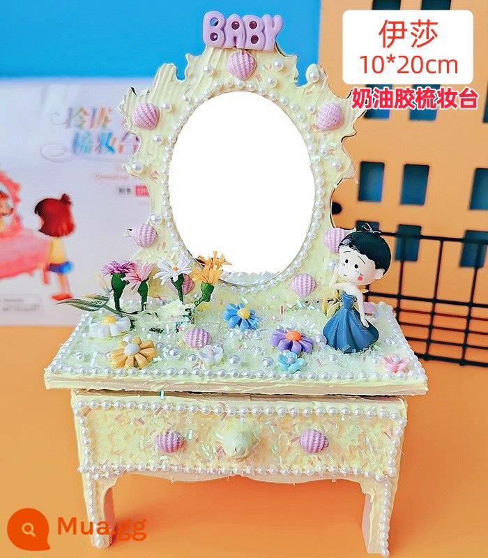 Trẻ Em Handmade Tự Làm Kem Keo Dễ Thương Món Tráng Miệng Ngọt Ngào Cốc Chất Liệu Làm Túi Kem Kem Cô Gái Đồ Chơi - màu đỏ