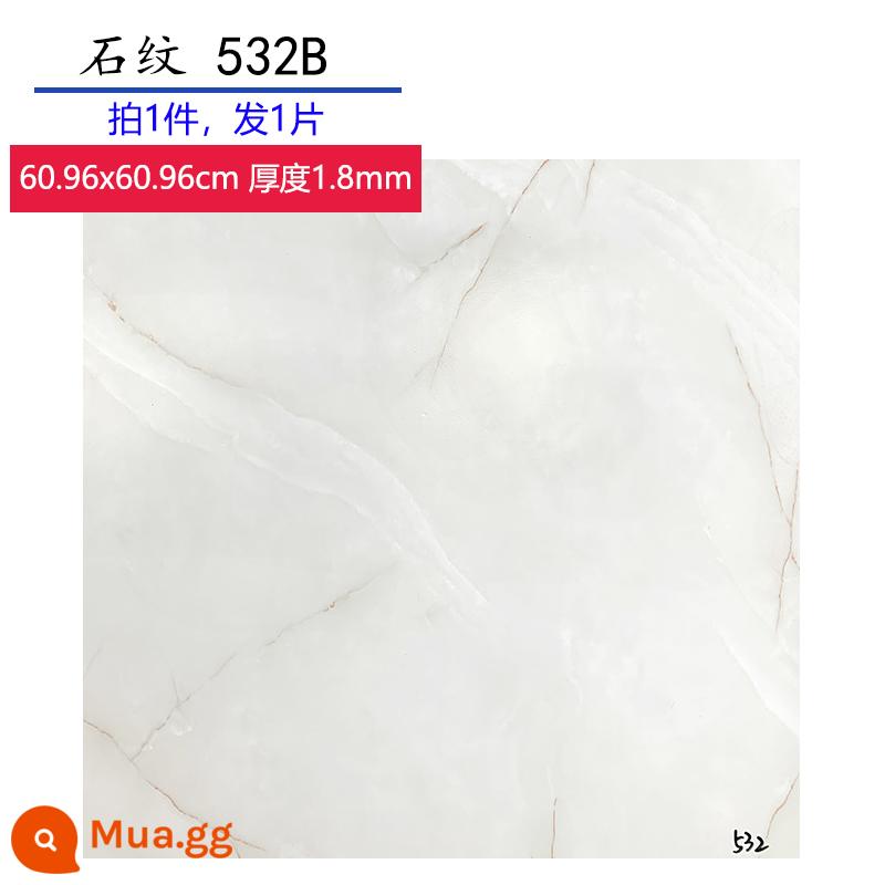 800x800 sàn dán tự dính PVC sàn da dày đá nhựa chống thấm xi măng lát sàn ins lưới đỏ - 532b (giá 1 cái) dày 60x60