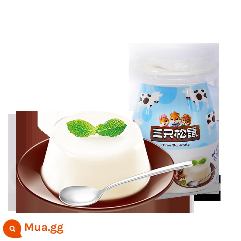 Tùy chọn [Ba con sóc_Pudding sữa chua chiên/Vị sữa chua 85g] Jelly Snacks Món tráng miệng Trà chiều - Pudding sữa chua chiên 85g (nên dùng 3 shot)