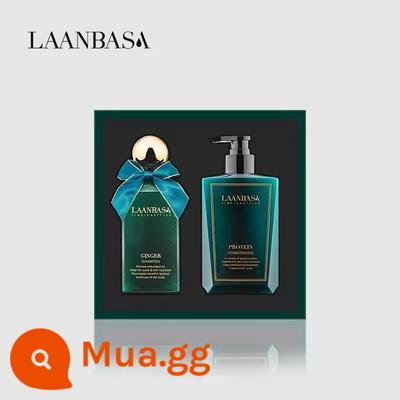 LAANBASA Leon Bazaar quà tặng sinh nhật hộp quà tặng cao cấp bộ dầu gội xả sữa tắm sữa tắm dưỡng thể - Bộ quà tặng gồm 2 hộp dầu gội 400ml + dầu xả 300ml