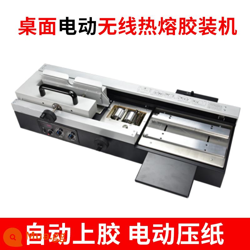 Máy lắp đặt cao su không giới hạn Thiết bị cửa hàng đồ họa A4 Book Book Book Binding không dây Bounding Binding vào các cổ vật đóng sách - Máy đóng sách bán tự động 470