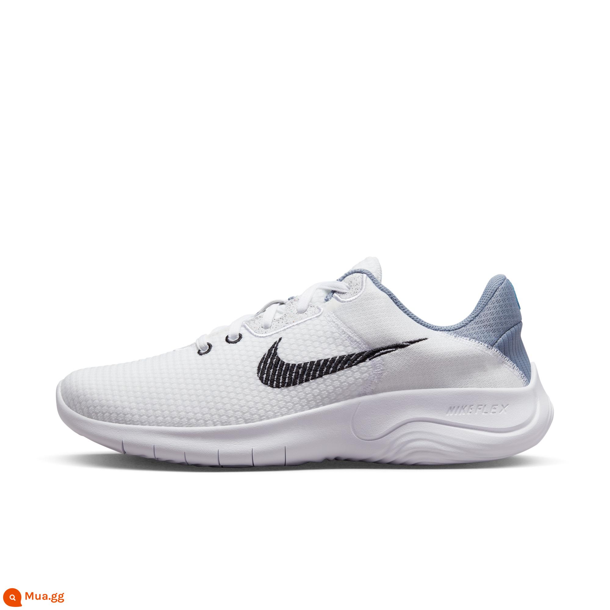 Nike chính thức FLEX EXPERIENCE RN 11 giày chạy bộ nam mùa hè nhẹ thoáng khí DH5753 - 100 màu trắng/đen/xám xanh lam