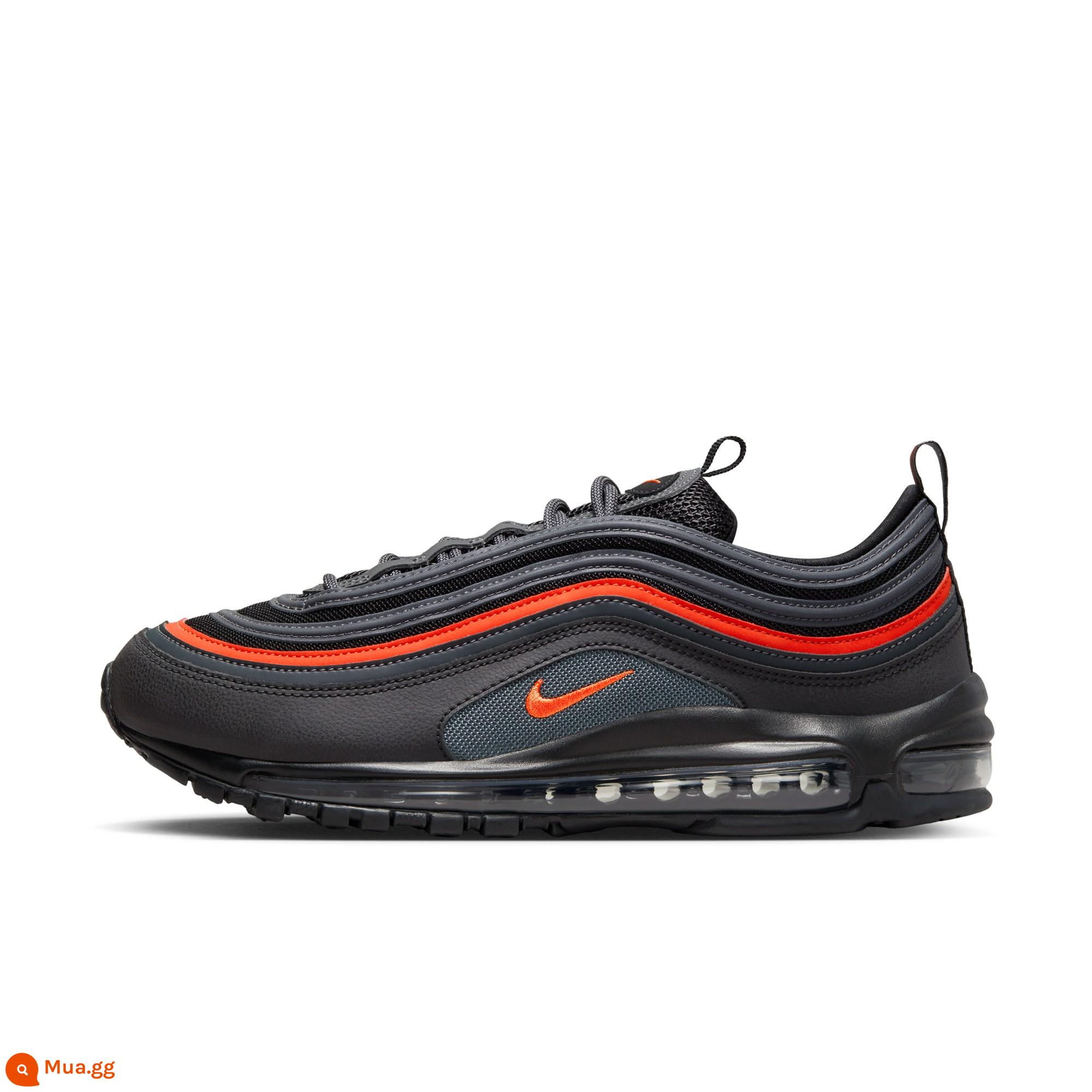 Giày thể thao nam Nike Nike AIR MAX 97 chính hãng giày bố mùa xuân Nike Bullet 921826 - 018 đen/đỏ nồng nàn