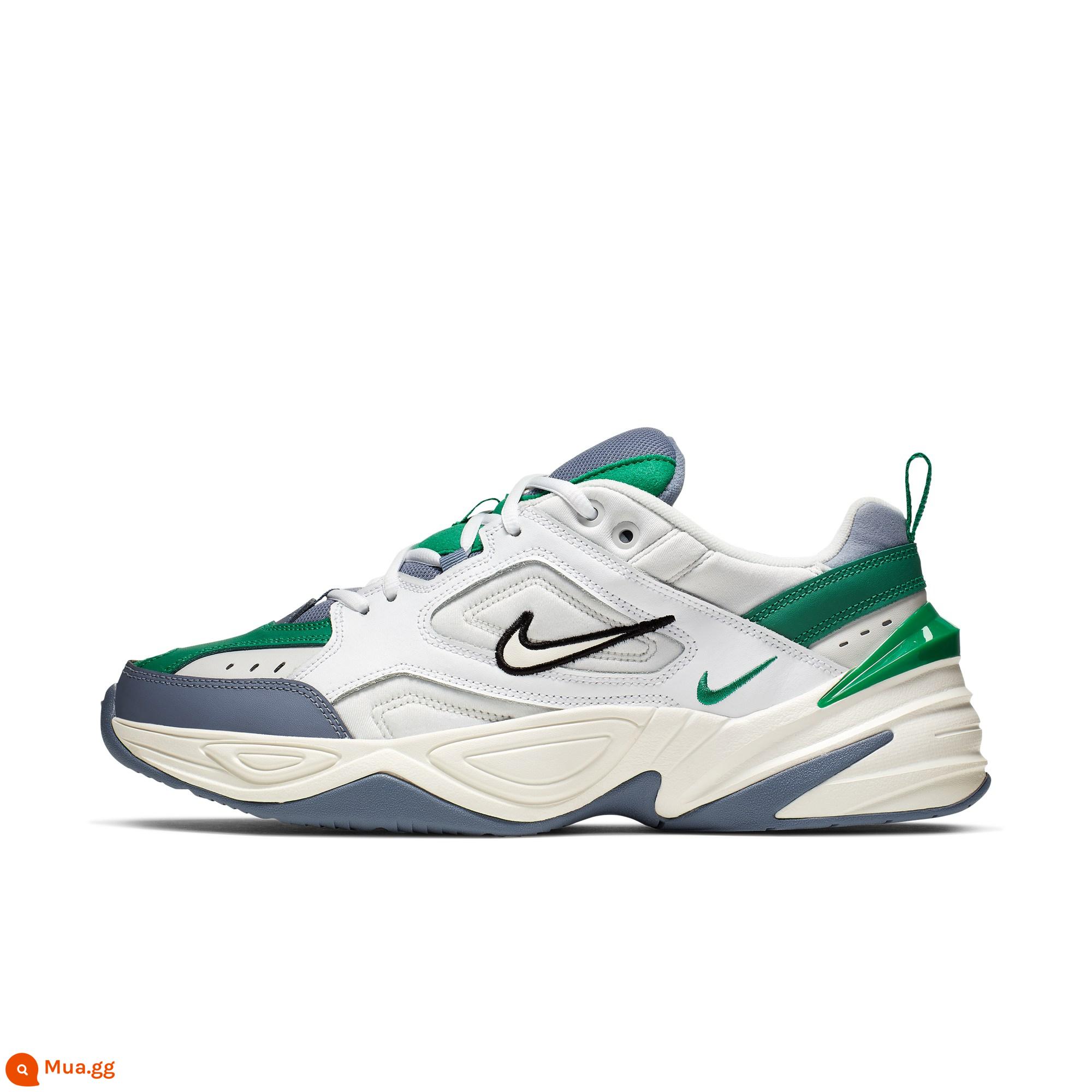 Giày Nike chính hãng Nike M2K TEKNO giày thể thao nam thu đông cổ giày đệm nhẹ hỗ trợ AV4789 - 009 xám bạc nhạt/trắng cánh buồm/xanh tươi/hành tinh chàm/đen