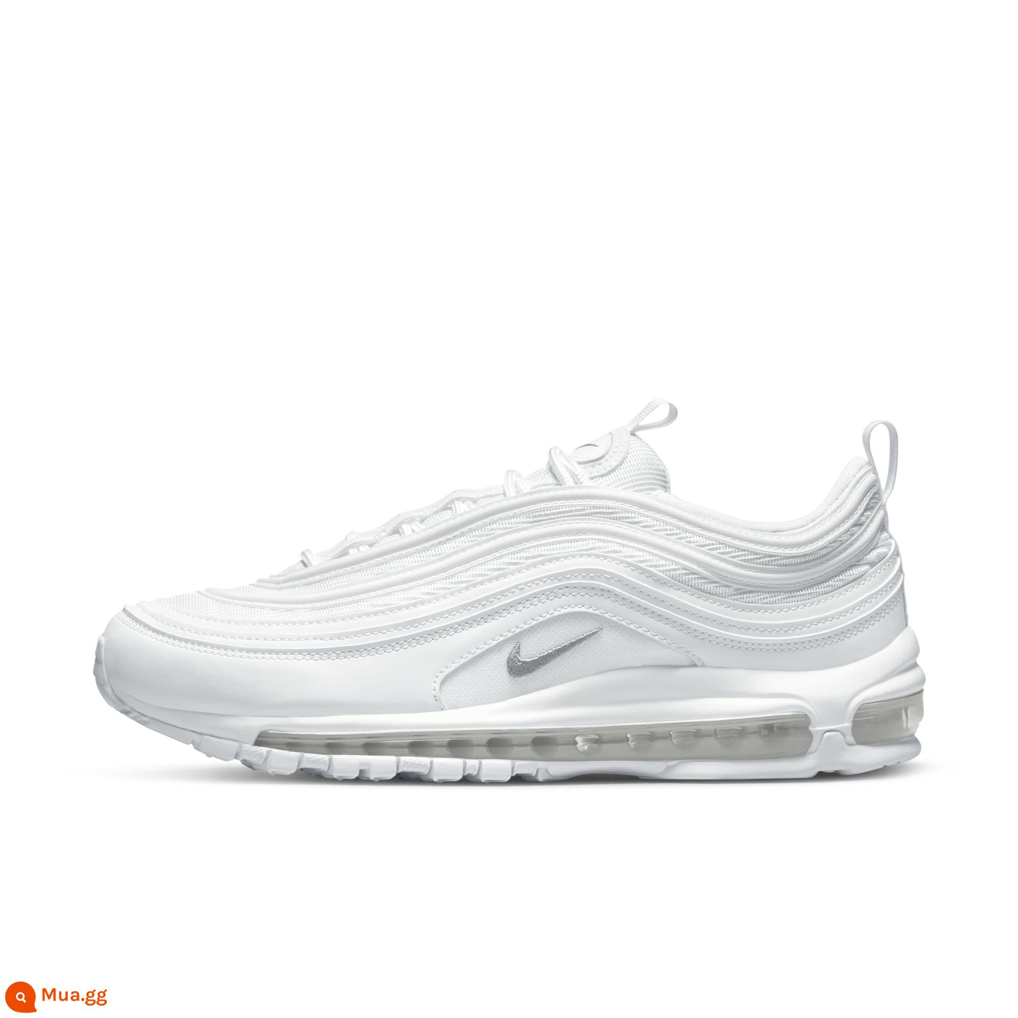 Giày thể thao nam Nike Nike AIR MAX 97 chính hãng giày bố mùa xuân Nike Bullet 921826 - 101 trắng/xám sói/đen