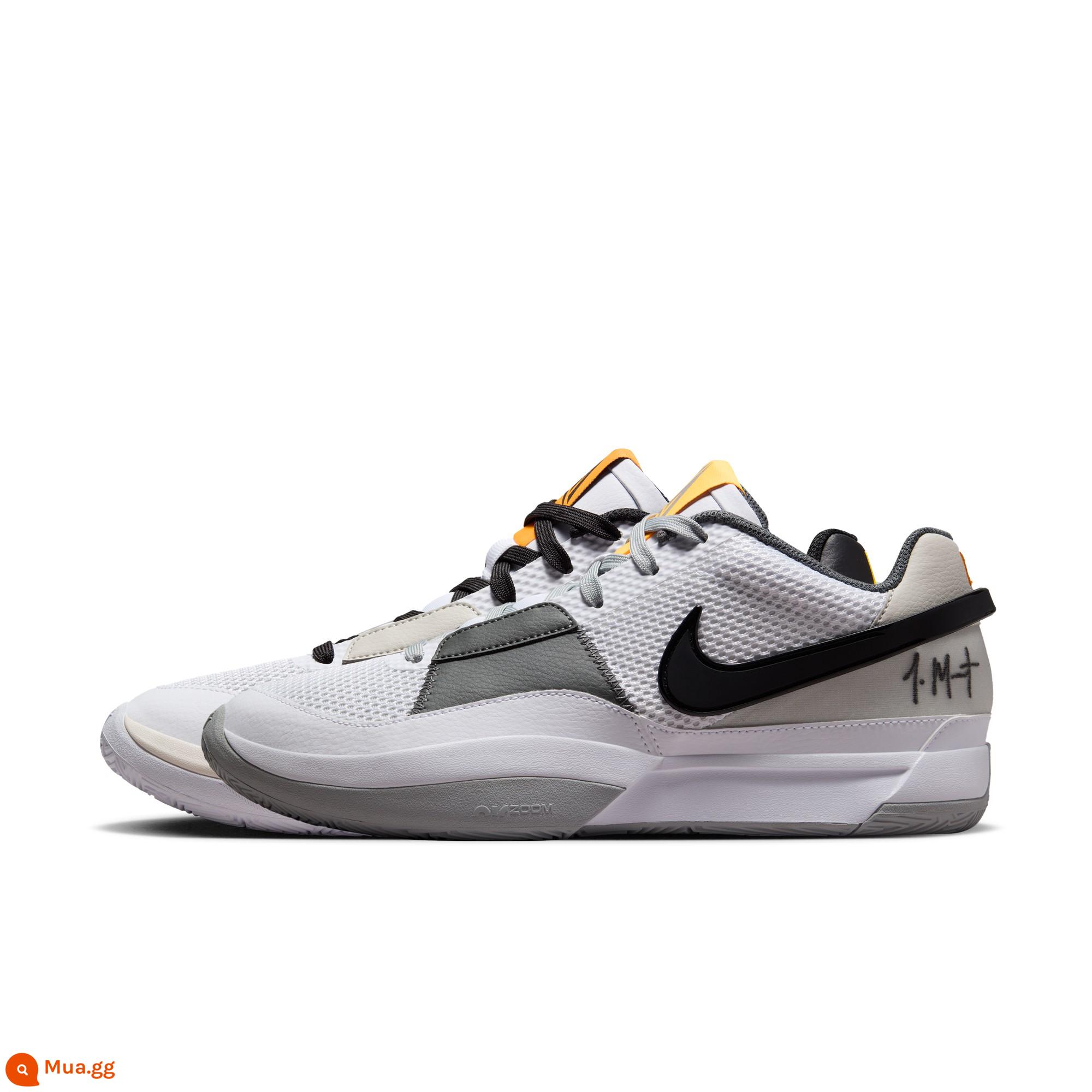 Giày bóng rổ nam Nike Nike chính thức JA 1 mùa đông chống xoắn thoáng khí nhẹ đệm cá tính DR8786 - Trắng/xám khói nhạt/đen/xám ảo/màu xương nhạt/màu photon bụi (DR8786-100)