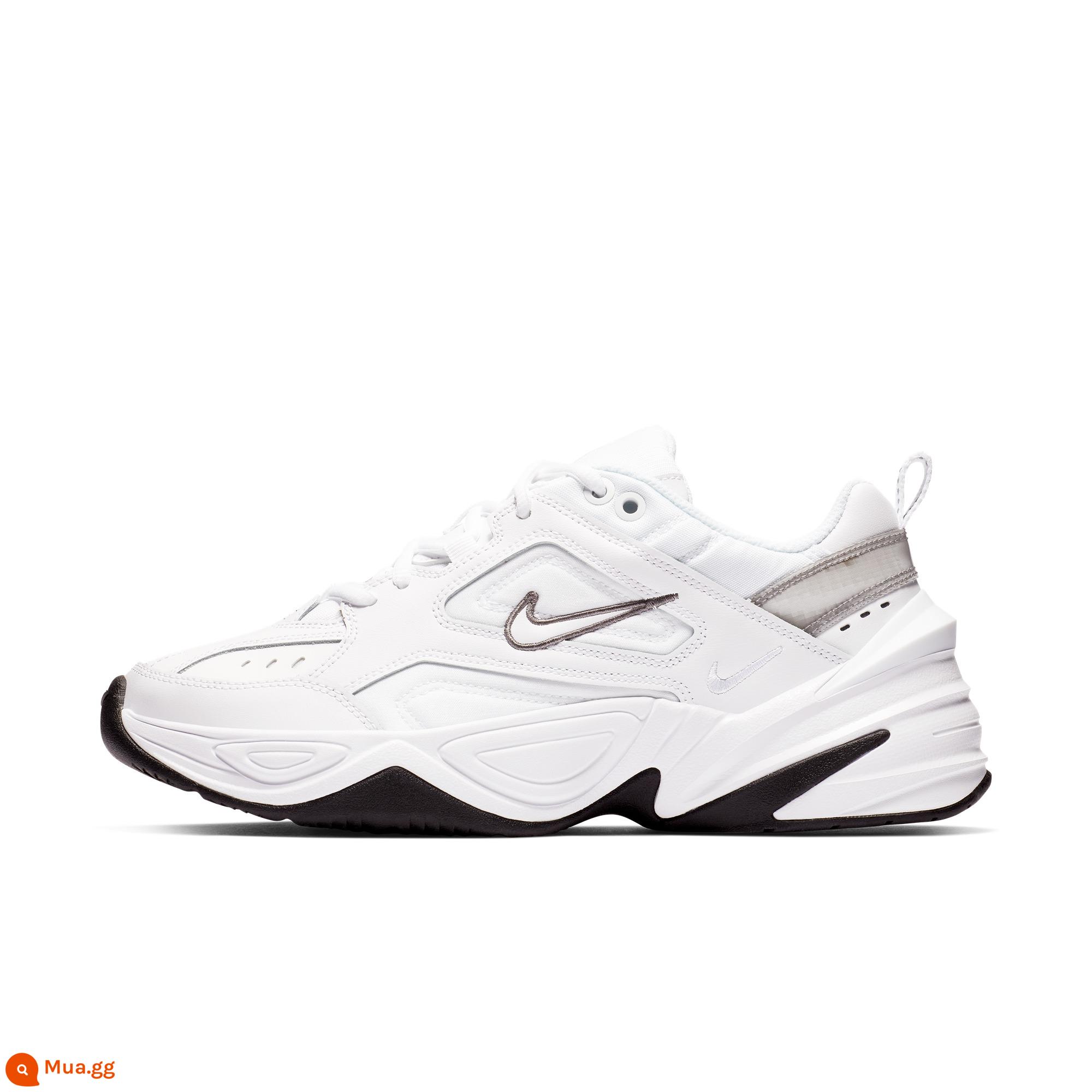 Giày thể thao nữ Nike Nike chính hãng M2K TEKNO giày bố mùa đông đệm nhẹ cầm BQ3378 - 100 trắng/trắng-xám mát-đen