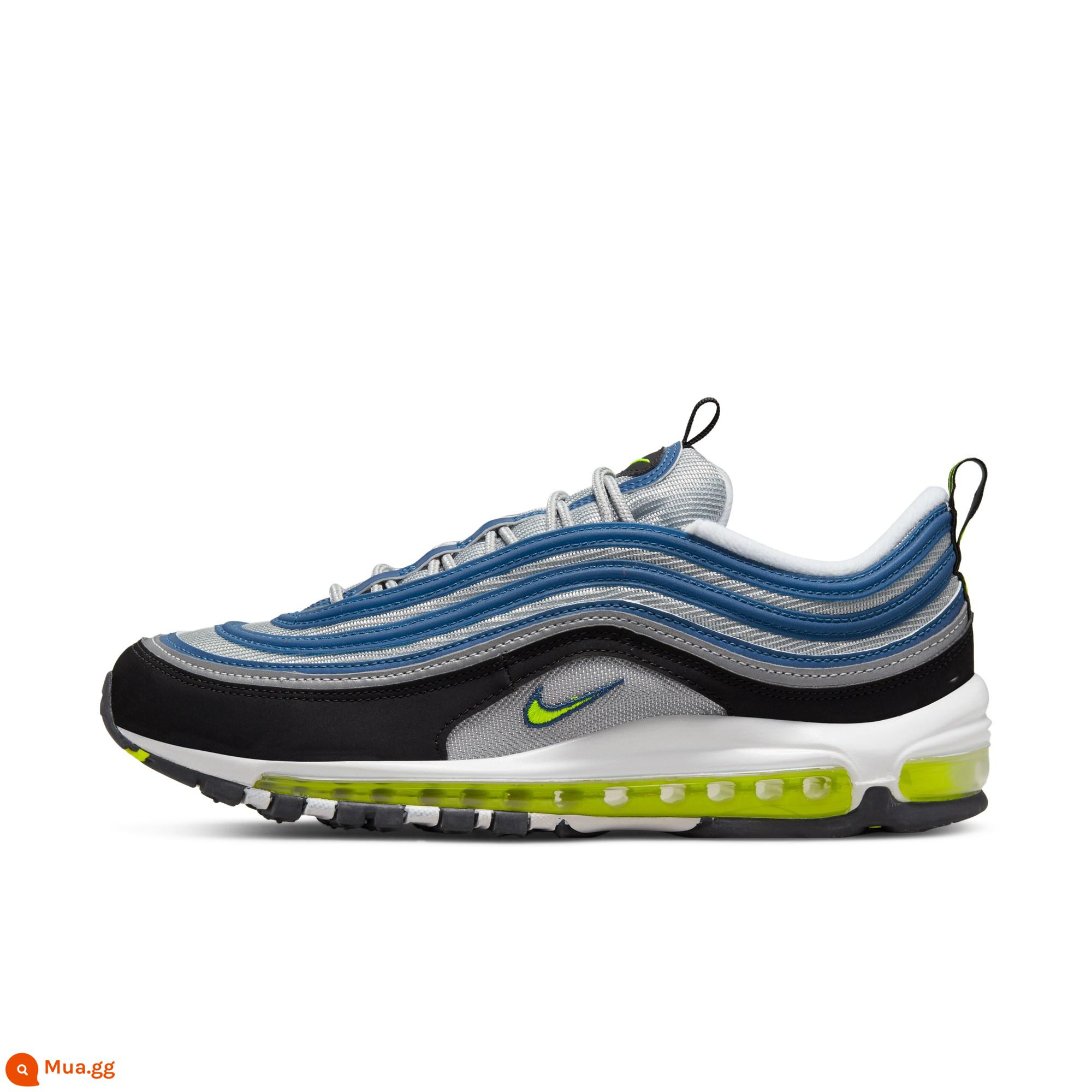 Nike Nike Official AIR MAX 97 Giày Thể Thao Nam Nike Bullet Đệm Thoáng Khí Cổ Điển DM0028 - 400 màu xanh biển/vàng điện áp/bạc kim loại/đen/trắng