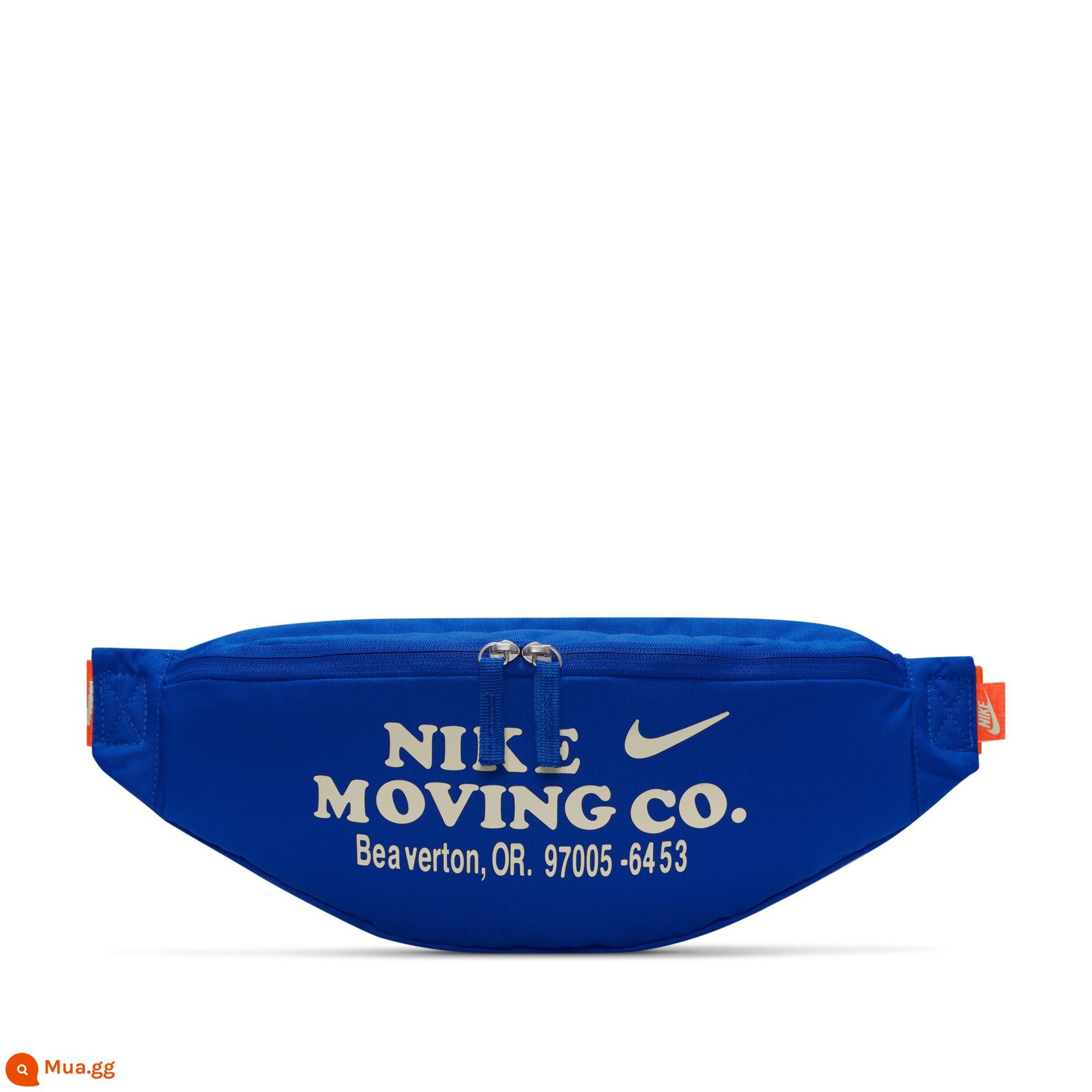 Nike chính thức túi HERITAGE lò xo ngăn chứa mới đào tạo DV6072 - 405 màu xanh hoàng gia/cam an toàn/màu sữa dừa