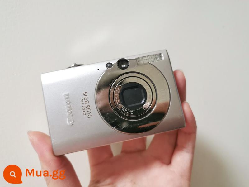 Canon/Canon IXUS 100 IS thẻ máy ảnh kỹ thuật số CCD máy ảnh retro chân dung lưới màu đỏ - IXUS 85 IS Silver*10 triệu hình ảnh Mới 85%