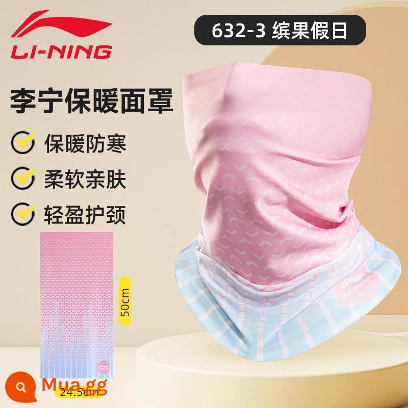 Li Ning mặt nạ trượt tuyết ma thuật khăn trùm đầu đi xe đạp khăn choàng cổ nam leo núi chống gió ngoài trời bảo vệ mặt mỏng đi bộ đường dài - Bingo Holiday (bảo vệ cổ chống gió và chống bụi, thân thiện với da và mềm mại, nhẹ)