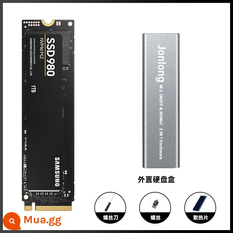 Samsung 980 500G notebook 970ssd máy tính để bàn m2 ổ cứng thể rắn 1 t ổ cứng thể rắn nvme2280 - Hộp ổ cứng Samsung 980 1TB+