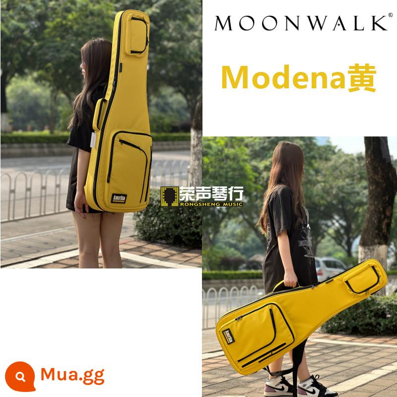 MOONWALK Đơn Giản Đơn Giản Dòng Đàn Guitar Điện Bass Điện Dân Gian Acoustic Buổi Biểu Diễn Túi Ba Lô - Dòng Alita [Túi đàn guitar điện màu vàng] dày