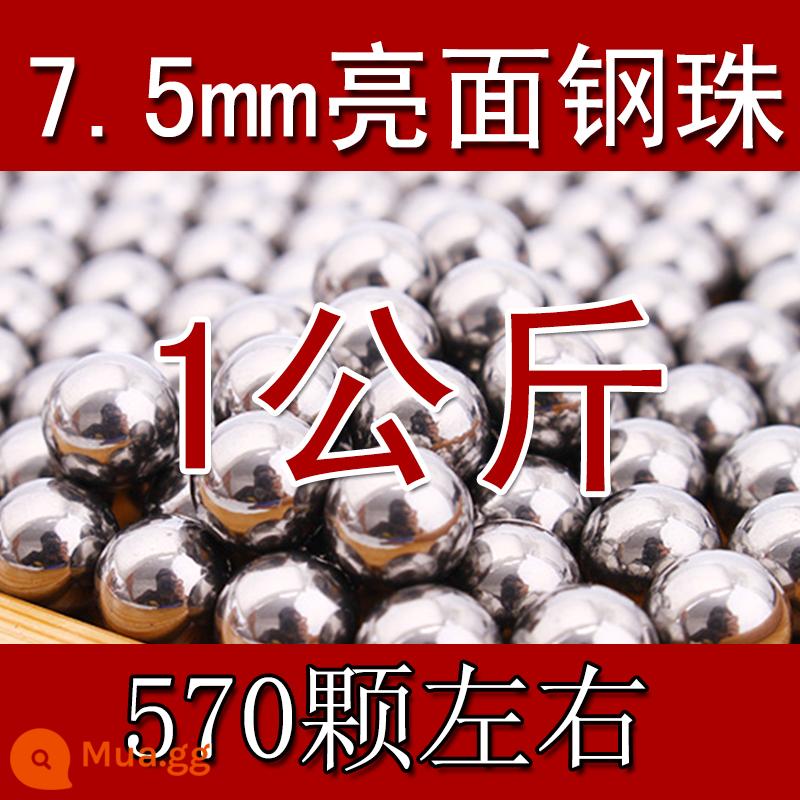 Bóng Thép 8 Mm Đặc Biệt Miễn Phí Vận Chuyển 5Kg Đá Cẩm Thạch Bi Thép 7mm8.5mm9mm8mm Máy Bay Ném Bom Chỉ Đính Hạt Súng Cao Su bóng - Bi thép 7.5mm 1kg [có vòng từ tính mạnh]