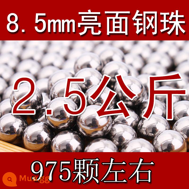 Bóng Thép 8 Mm Đặc Biệt Miễn Phí Vận Chuyển 5Kg Đá Cẩm Thạch Bi Thép 7mm8.5mm9mm8mm Máy Bay Ném Bom Chỉ Đính Hạt Súng Cao Su bóng - Bi thép 8,5mm nặng 2,5kg [có vòng từ tính mạnh]