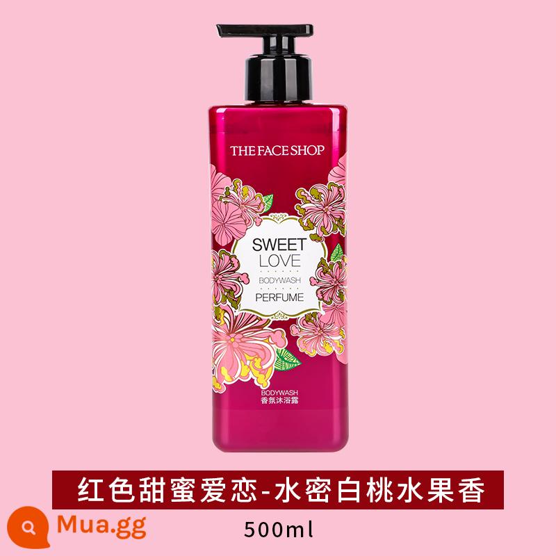 Sữa tắm Can Nhàn Đẹp Da Sữa Tắm Nước Hoa Hương Thơm Lâu Dài Gia Đình Nam Nữ Gói 550ML - Sữa tắm Sweet Love 500g tặng kèm hoa tắm