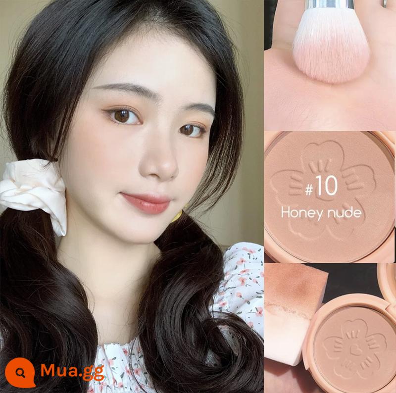 Phấn má hồng jill leen 18 dạng kem màu cam đậu sun đỏ khả năng sửa chữa Phấn má hồng jilleen màu tím má hồng nữ Yi Mengling 3g - 10 # hạnh nhân gạo trần