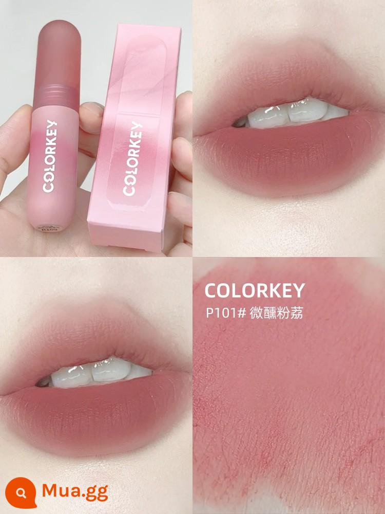 Colorkey Kelaqi Lip Men Hộp Quà Tết Tân Mão Năm Mới Có Hạn Chúc Thỏ Mini Bộ 6 Quà Tết - P101# hồng hơi say ❤ Màu hồng hạt dẻ