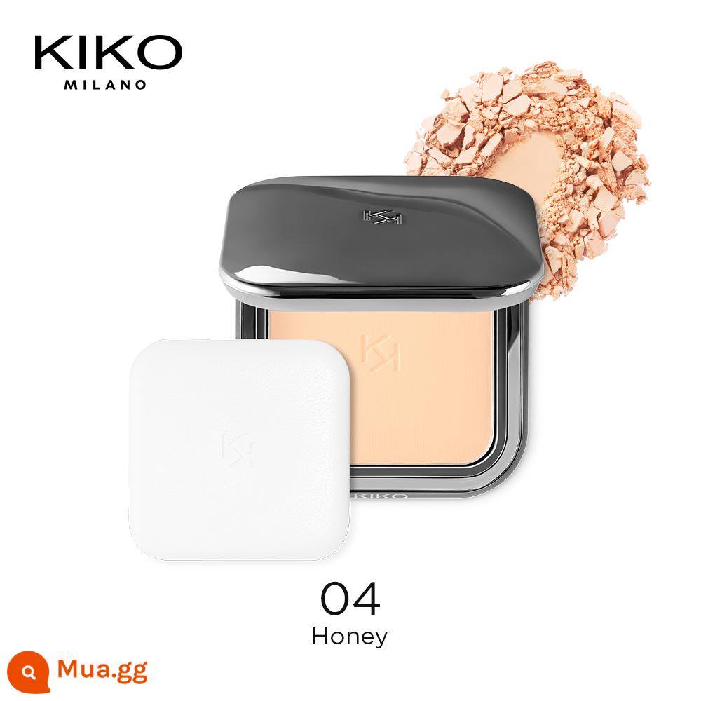 Bộ phấn phủ kiko cake set phấn trang điểm phấn phủ kiểm soát dầu lâu trôi kem che khuyết điểm chống nắng khô và ướt công dụng kép không trang điểm cho da khô da dầu hàng chính hãng - 04# Trắng Ngà Phù hợp cho da hỗn hợp