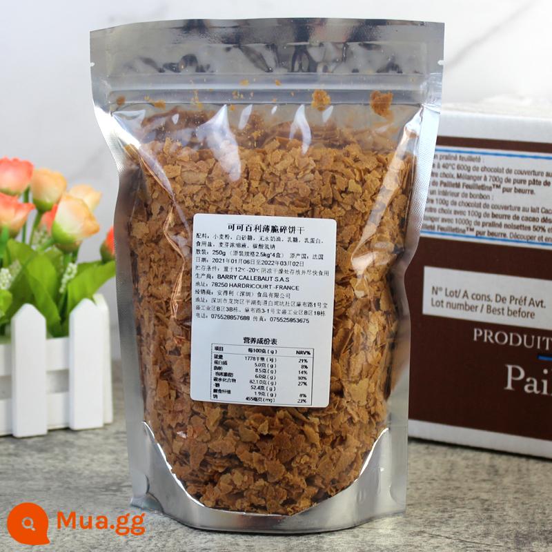 Hàng nhập khẩu Pháp ca cao Bailey mỏng giòn mỏng giòn bánh quy giòn bánh miếng 500g miễn phí vận chuyển - Bánh Cacao Baileys Số Lượng Lớn 250g