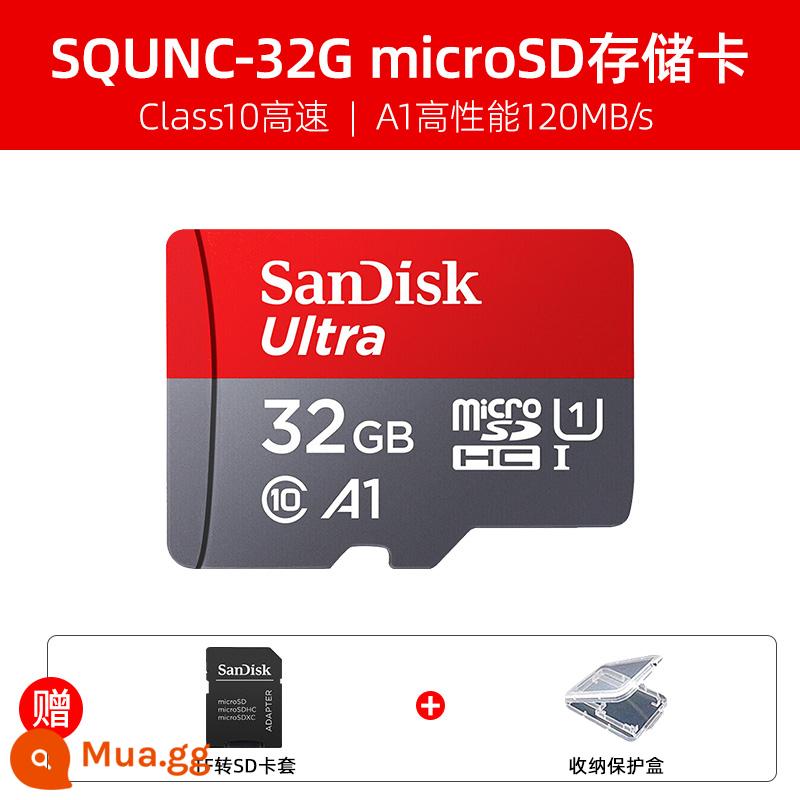 Thẻ nhớ SanDisk 64g tốc độ cao điện thoại di động lái xe ghi thẻ nhớ mở rộng thẻ microsd thẻ nhớ thẻ tf - 32gb