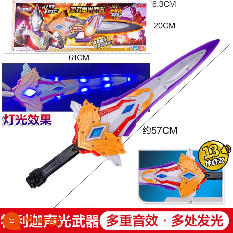 Sáng tạo thông minh Ultraman Arena Battle Bộ đồ kết hợp di chuyển được cho trẻ em Dark Orb Boy Doll Đồ chơi - Vũ khí siêu âm và nhẹ-Teliga