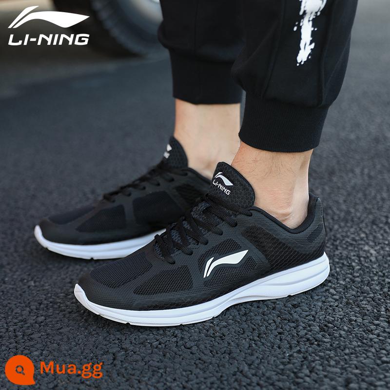 Giày chạy bộ nam Li Ning mùa đông 2023 giày chạy bộ nam giảm sốc mới giày thể thao nam ấm áp trẻ trung mẫu nam - 101-1 đen/trắng [lưới thoáng khí]