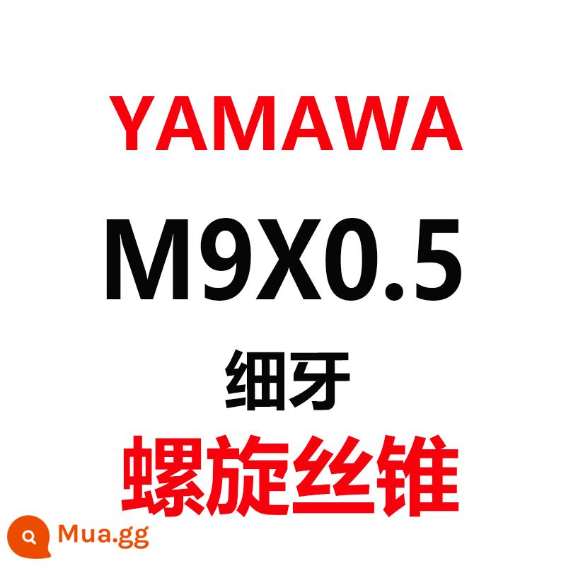 Nhật Bản nhập khẩu máy vít YAMAWA với vít tấn công SP thép không gỉ coban đồng nhôm đặc biệt vít tấn công Yamawa 3M12 - Kaki M9*0.5 răng mịn