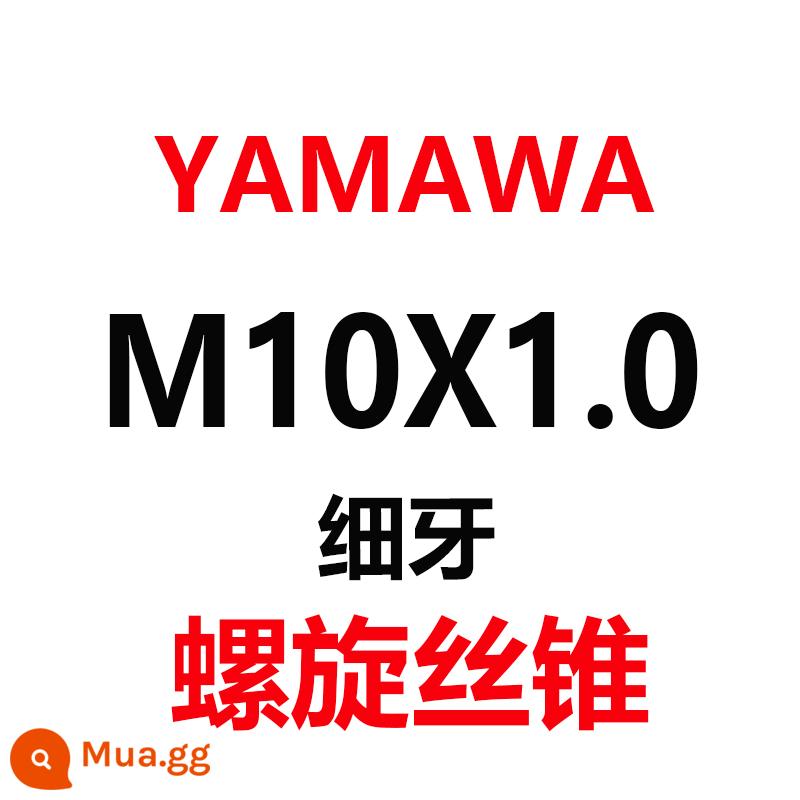 Nhật Bản nhập khẩu máy vít YAMAWA với vít tấn công SP thép không gỉ coban đồng nhôm đặc biệt vít tấn công Yamawa 3M12 - Răng mịn Apricot M10*1.0