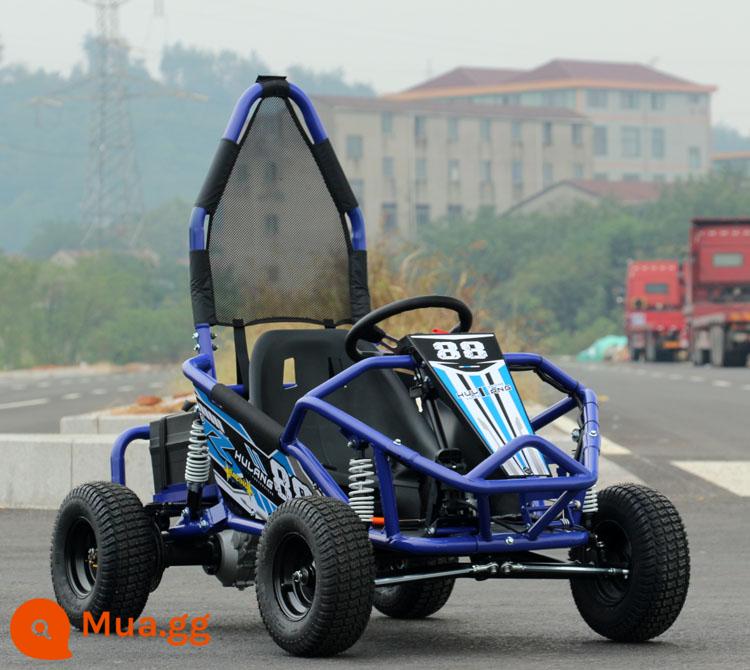 Trẻ em điện nhỏ kart bốn bánh xe bãi biển địa điểm giải trí dành cho người lớn cạnh tranh drift off-road đầu máy - Khởi động điện đơn H model 25CC với số lùi