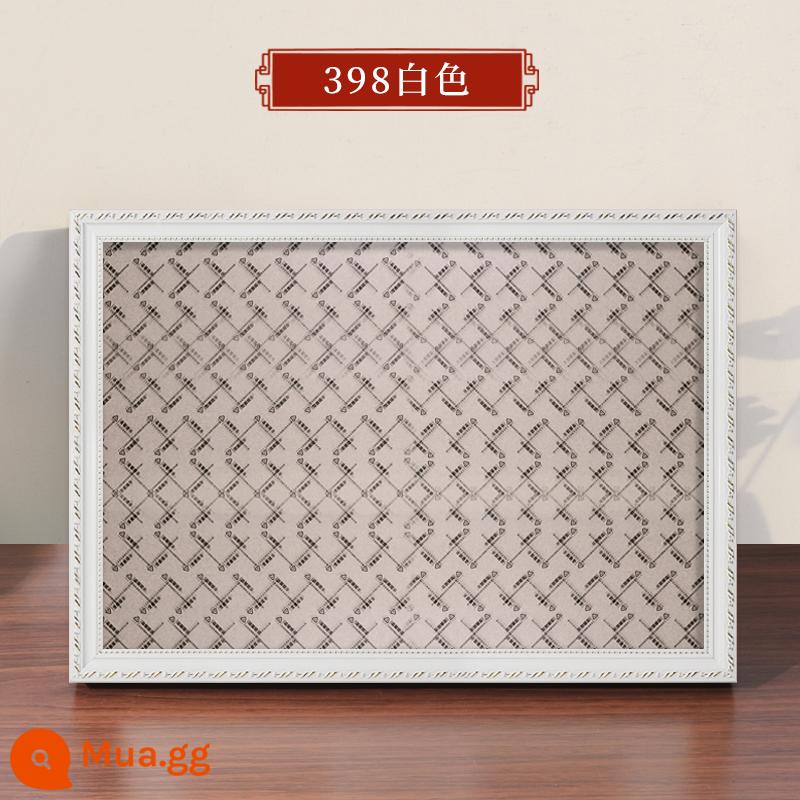 Rửa ảnh làm khung ảnh chân dung gia đình Phóng to ảnh 16 inch treo tường 20 in ảnh cộng 24 khổ lớn tùy chỉnh - 398 trắng [không bao gồm ảnh]