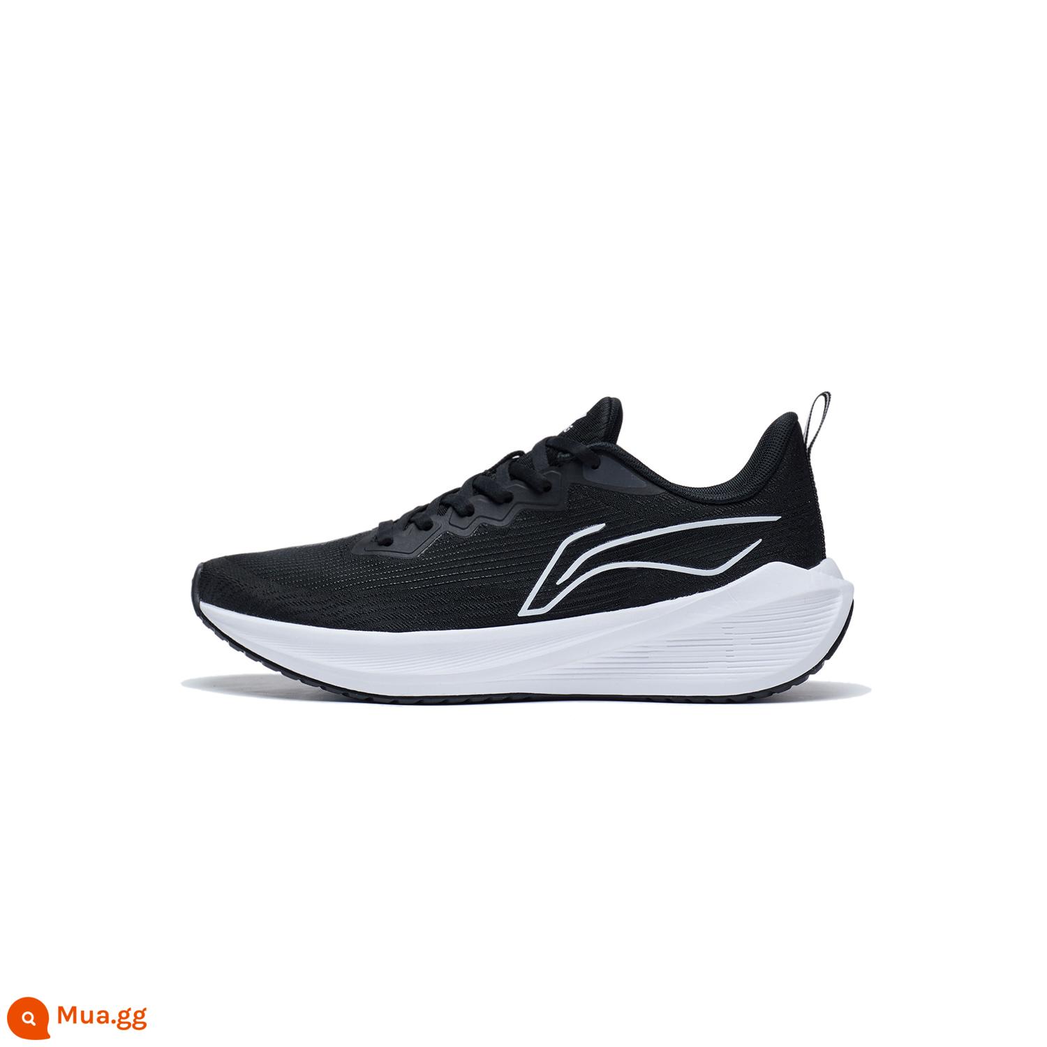 Li Ning Wushi LITE giày chạy bộ giày nữ giảm sốc giày chạy bộ lưới thoáng khí nữ nhảy dây đế mềm giày thể thao thông thường - đen