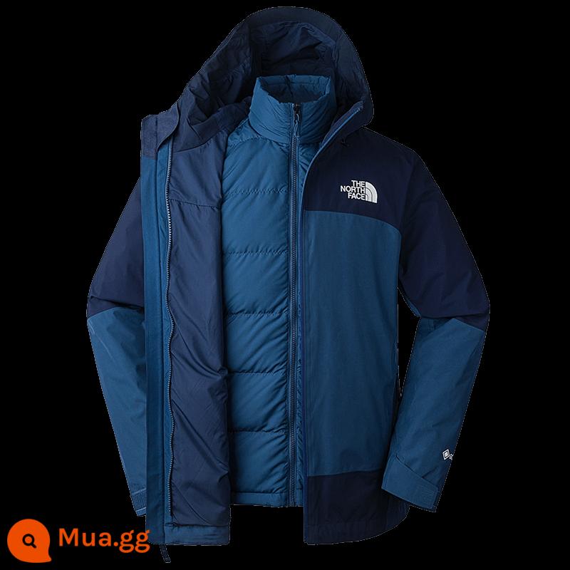 Áo khoác ba trong một TheNorthFace GORETEX lót lông vũ ngoài trời chống nước dành cho nam | 83RR - 926/màu xanh