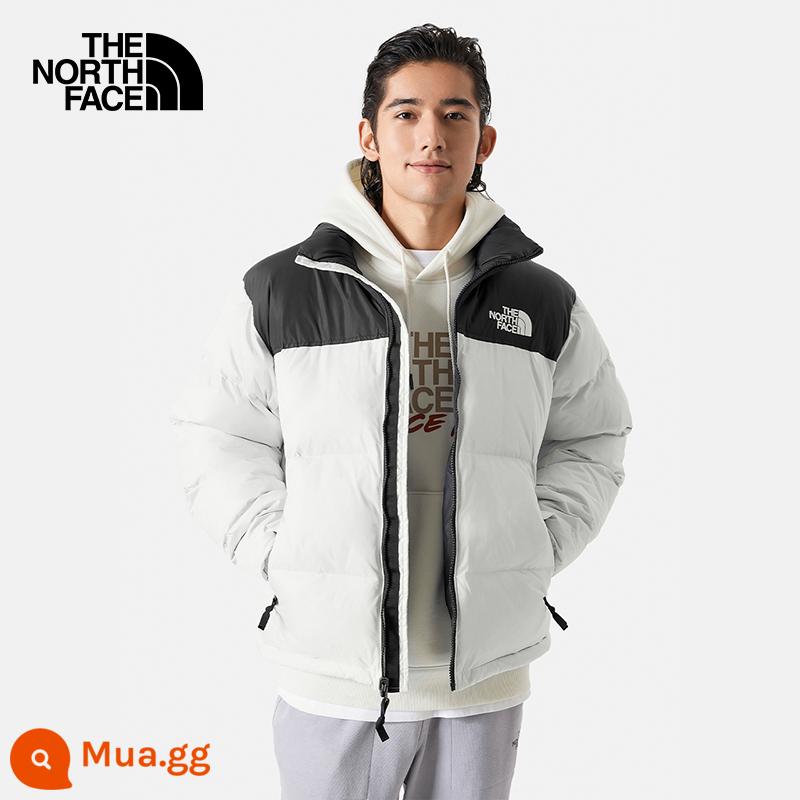 TheNorthFace 1996Áo khoác ngoài Nuptse thời trang thương hiệu cổ điển ICON lông ngỗng mới|3C8D - QLI/trắng