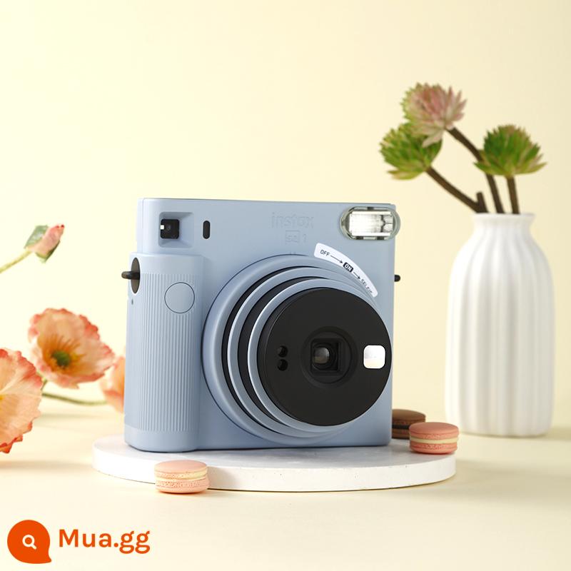 Máy ảnh chụp ảnh cổ điển hình vuông Fuji Polaroid instax SQUARE SQ1 Fuji sq1 Polaroid - Phụ kiện miễn phí màu xanh sông băng SQ1