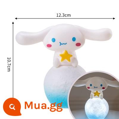 Kulomi Trang Trí Bánh Trang Trí Sanrio Retro Trang Trí Bánh Bột Đen Nơ Chiếu Sáng Trang Trí Bánh Sinh Nhật - Chó quế phát sáng