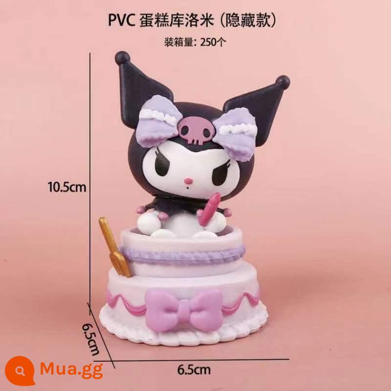 Kulomi Trang Trí Bánh Trang Trí Sanrio Retro Trang Trí Bánh Bột Đen Nơ Chiếu Sáng Trang Trí Bánh Sinh Nhật - Bánh Kurome