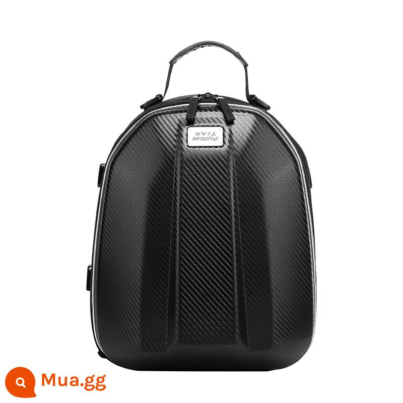 Túi hard shell hard sò cứng đa chức năng túi mũ bảo hiểm túi đeo ba lô ba lô ba lô ba lô - Màu sợi carbon EVA [có thể vừa mũ bảo hiểm cả mặt] đi kèm khóa chống trộm