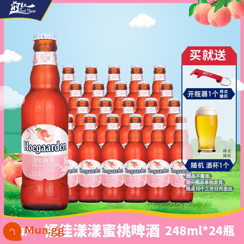 Bia trắng Fujia Bia thủ công phong cách Bỉ Fujia Rose Red Beer Hương xoài 24 Chai FCL 18 Nghe Nhiều lựa chọn - Đào Fujia nội địa 248ml*24 chai