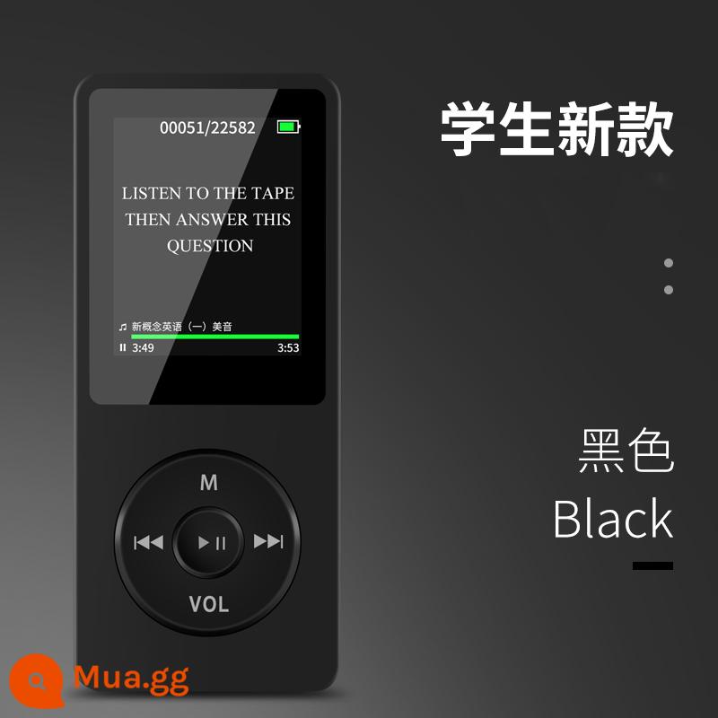 Máy nghe nhạc mp3 chính hãng mp4 sinh viên thể thao robin ghi âm e -book chơi nhạc tiếng anh nghe tiếng Anh - đen