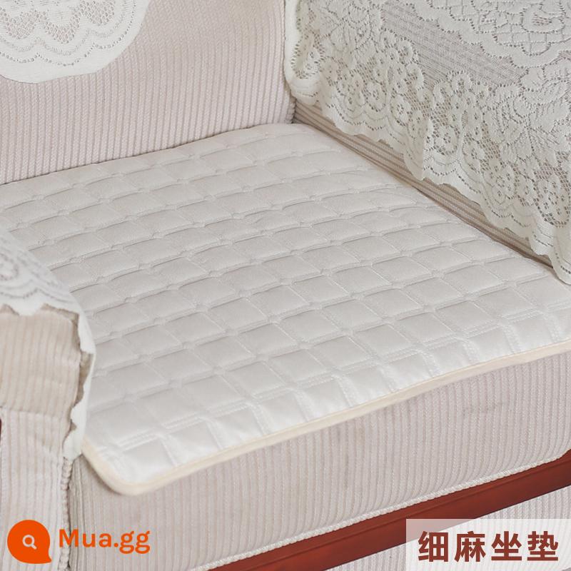 Đơn giản và thời trang sofa sofa ghế sofa đệm văn phòng SOFA Tay trống trên chiếc khăn lưng dày - Đệm vải lanh mịn