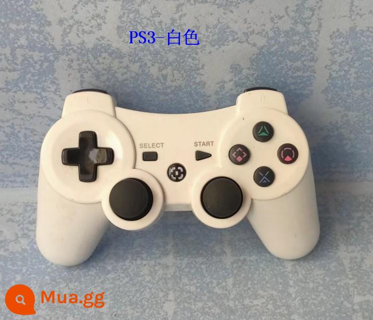 Tay cầm PS3 rung đôi rocker PS3 chủ trò chơi PC máy tính tay cầm có dây PS3 Bluetooth không dây - Bộ điều khiển PS3-màu trắng