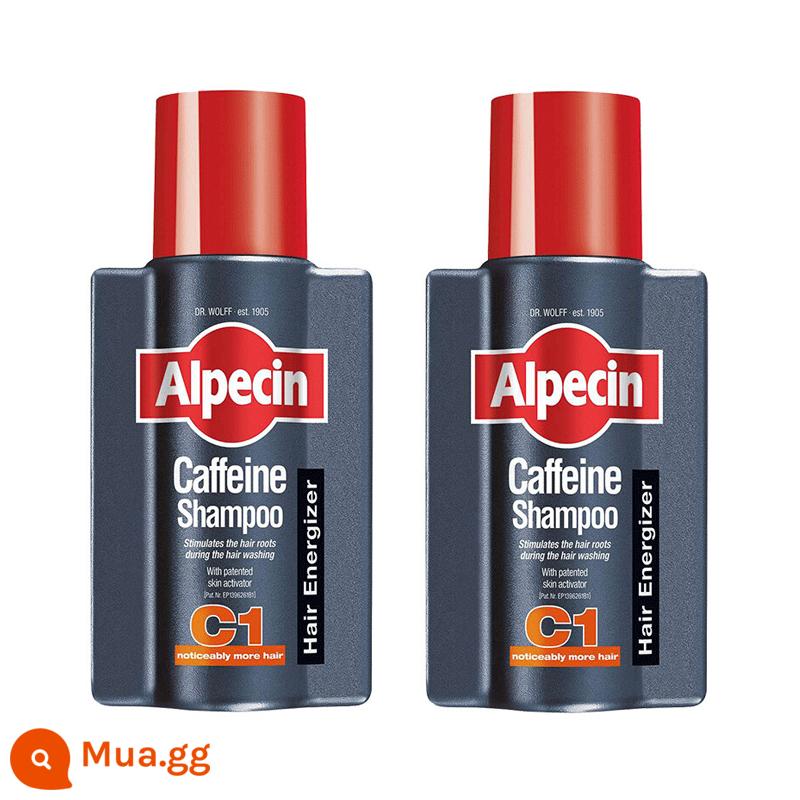 Dầu gội Alpecin/Oubeiqing của Đức C1 Anti-Decaffeine Oil Control Fluffy Anti-Dandruff Dầu gội dành cho nam - [Hai chai] Dầu gội C1 Medium 75ml*2