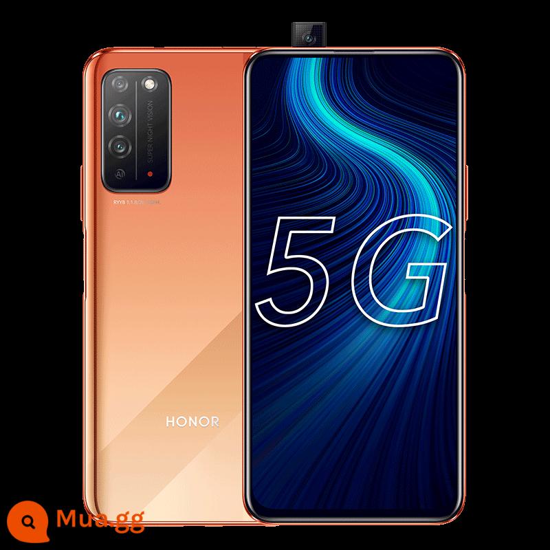 [Cửa hàng hàng đầu chính thức của Tmall] HONOR vinh quang X10 điện thoại di động Netcom 5G đầy đủ Dòng sản phẩm hàng đầu chính thức Kirin 820 Trang web chính thức của điện thoại thông minh độc quyền hệ thống Hongmeng chính hãng hoàn toàn mới - Đốt cam