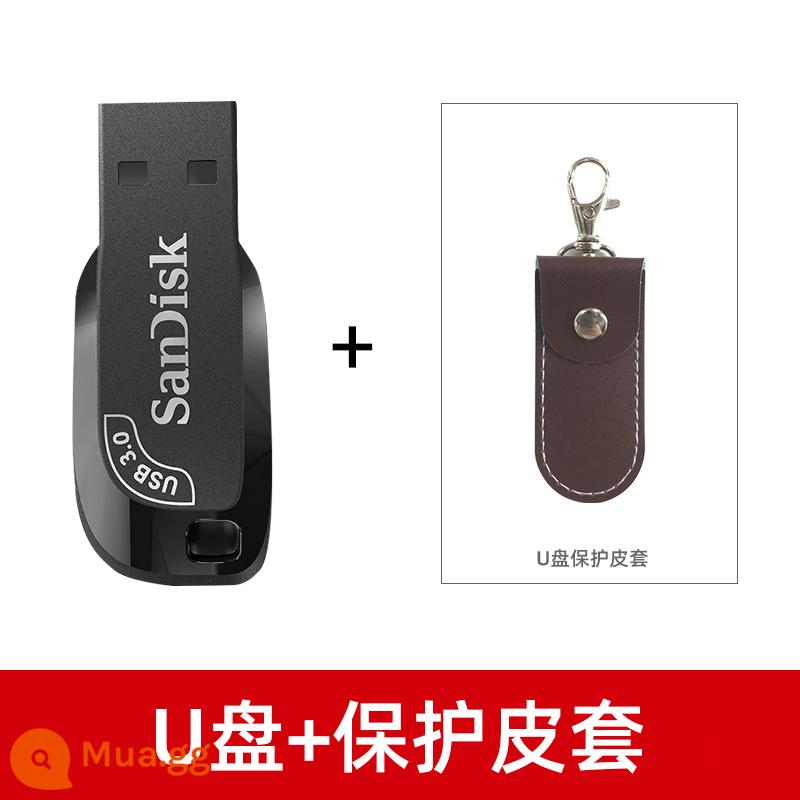 Ổ đĩa flash SanDisk 32g tốc độ cao usb3.0 ổ đĩa flash xe hơi 32g hệ thống cài đặt ổ đĩa flash cz410 ổ đĩa flash mã hóa văn phòng 32g - Đĩa U CZ410 (usb3.0) + vỏ bảo vệ