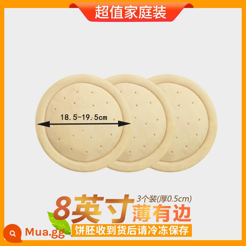 5 689 phôi bánh pizza 10 inch bánh pizza đáy mỏng không viền bán thành phẩm bữa ăn bánh pizza nguyên liệu ăn liền - 3 lát mỏng 8 inch