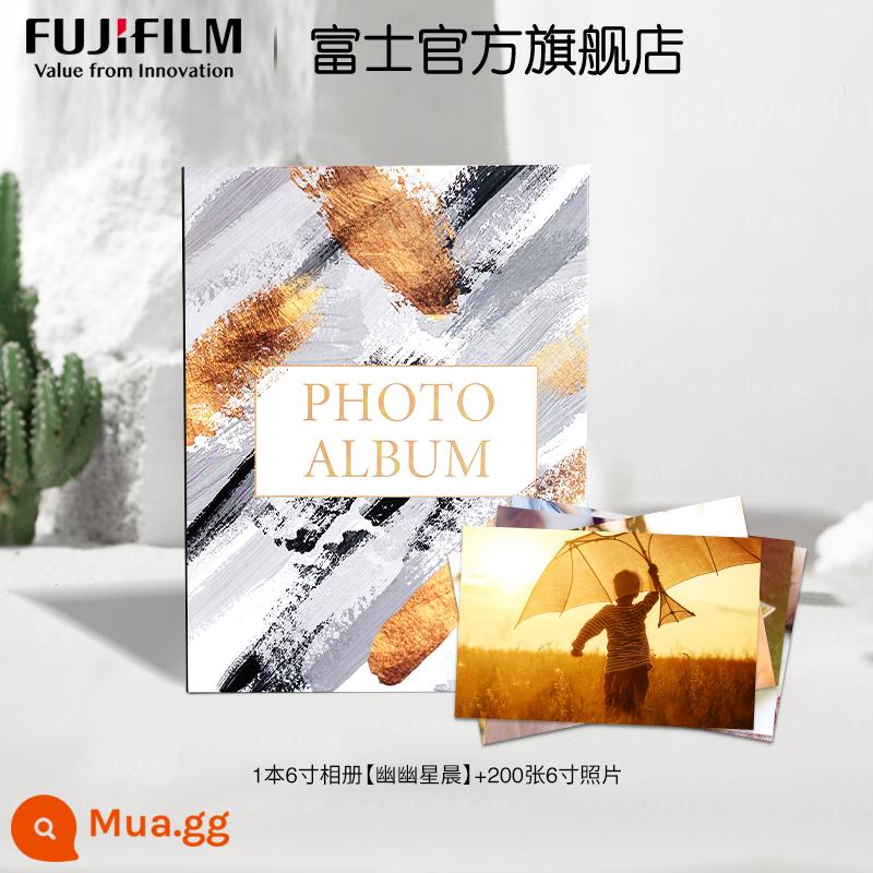 Fuji Xả Xả Ảnh In Pha Rửa Ảnh Bộ Rửa Ảnh Di Động 6 inch kèm Album Sự phát triển của em bé - Những Ngôi Sao U Ám (Bộ Album Ảnh 200)