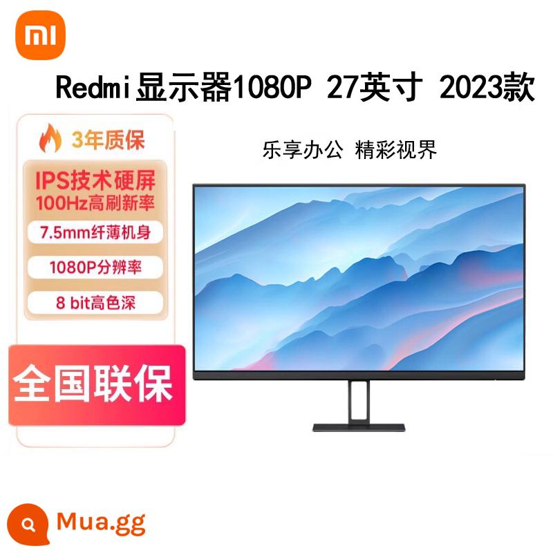 Màn hình Xiaomi Redmi 23.8/24.5/27 Redmi 2K Game 30 Màn hình LCD chơi game 165Hz bề mặt cong - Màn hình Redmi 27 inch 1080P 2023 IPS 100Hz có thể treo tường